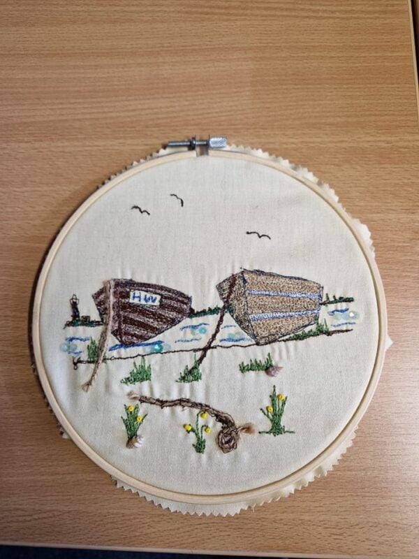 Learn freehand embroidery and photo reproduction embroidery