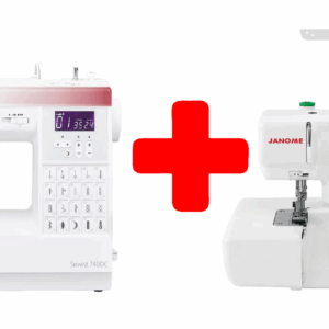 Janome Combo Deal Sewist 740DC Sewing machine and 8004D Overlocker